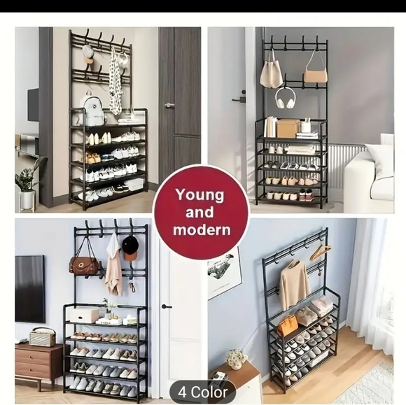 SHOE & CLOTHES RACK NWT - Picture 6 of 11